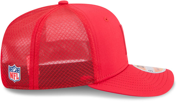 Kansas City Chiefs NFL Sideline 2025 New Era 9Seventy Stretch Snapback Cap