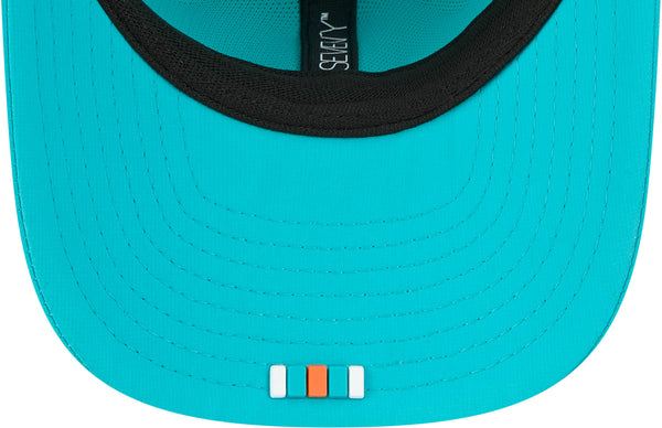 Miami Dolphins NFL Sideline 2025 New Era 9Seventy Stretch Snapback Cap
