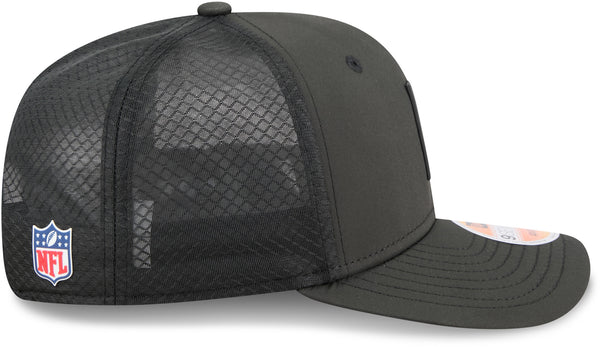 Las Vegas Raiders NFL Sideline 2025 New Era 9Seventy Stretch Snapback Cap