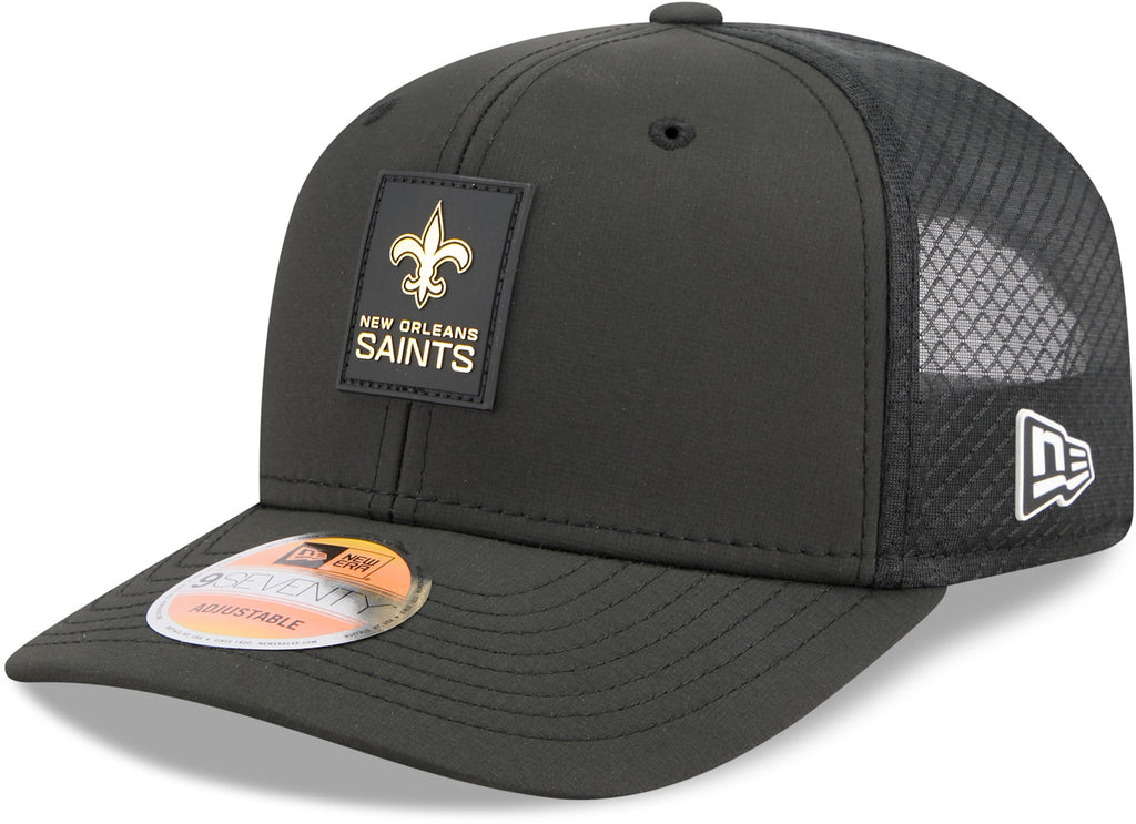 New Orleans Saints NFL Sideline 2025 New Era 9Seventy Stretch Snapback Cap