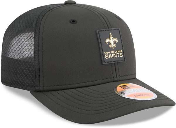 New Orleans Saints NFL Sideline 2025 New Era 9Seventy Stretch Snapback Cap