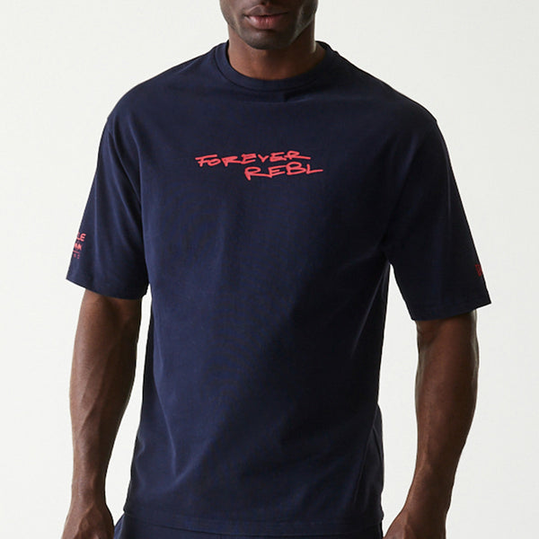 Red Bull Racing New Era Navy Oversized T-Shirt - pumpheadgear, baseball caps