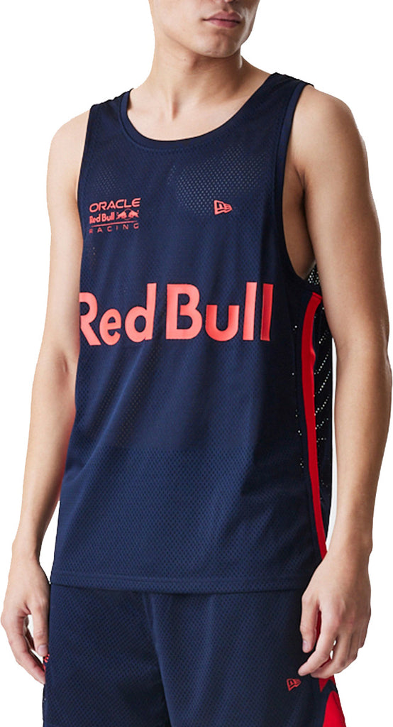 Red Bull Racing New Era Basketball Mesh Navy Tank Top - pumpheadgear, baseball caps
