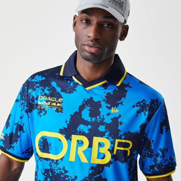 Red Bull Racing New Era Graphic Blue Football T-Shirt
