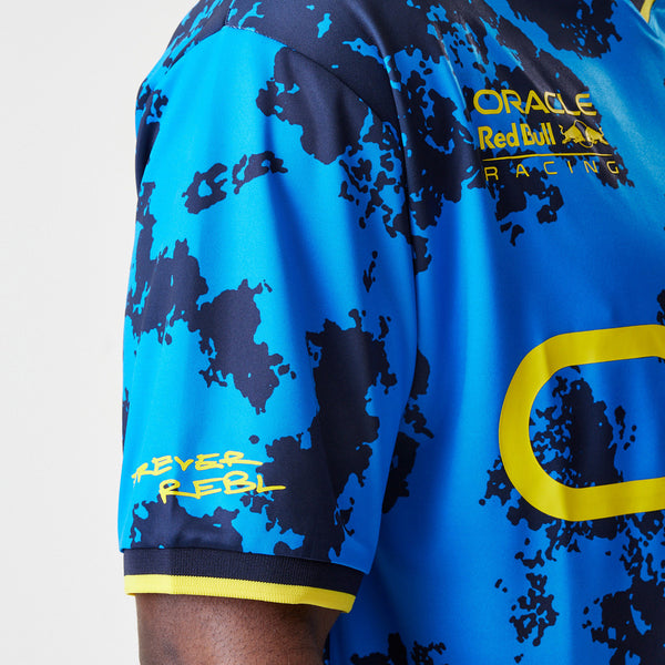 Red Bull Racing New Era Graphic Blue Football T-Shirt