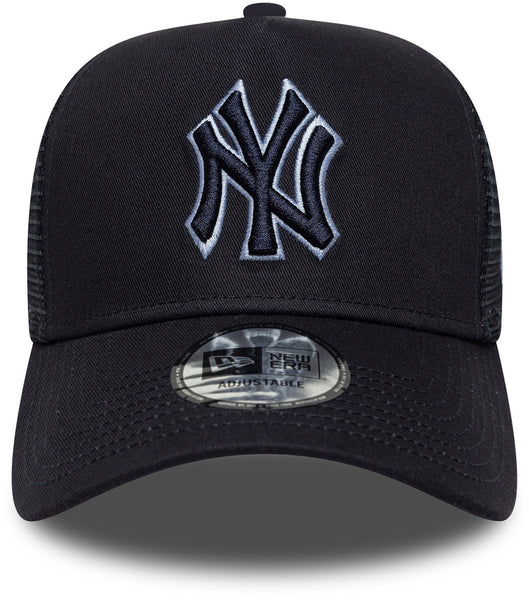 New York Yankees New Era Trucker Cap Outline E-Frame Navy Cap