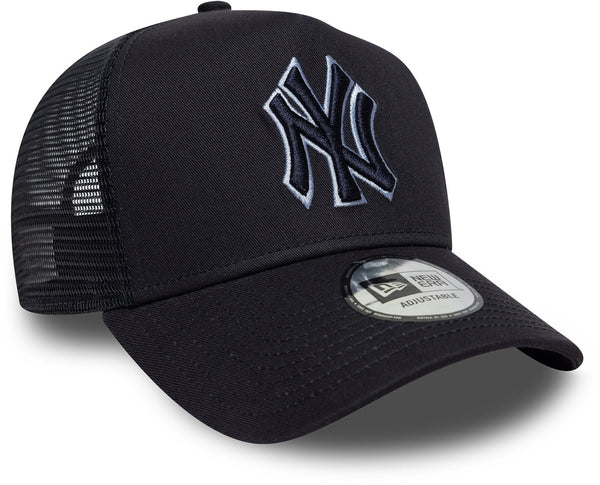 New York Yankees New Era Trucker Cap Outline E-Frame Navy Cap