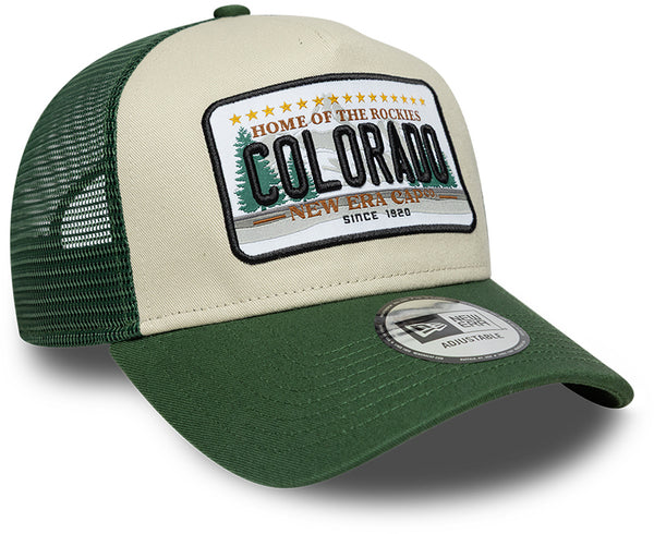 New Era マイアミ ナンバー プレート ストーン トラッカー キャップ