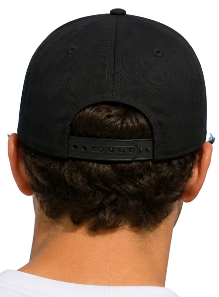 New Era 9Fifty NY Yankees ブラック/ホワイト スナップバック ベースボール キャップ