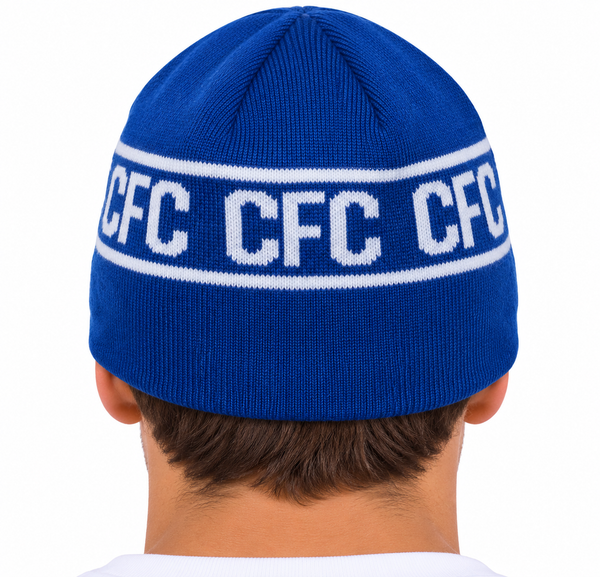 Chelsea FC New Era Skull Knit Beanie Hat – Official Football Fanwear - pumpheadgear, baseball caps