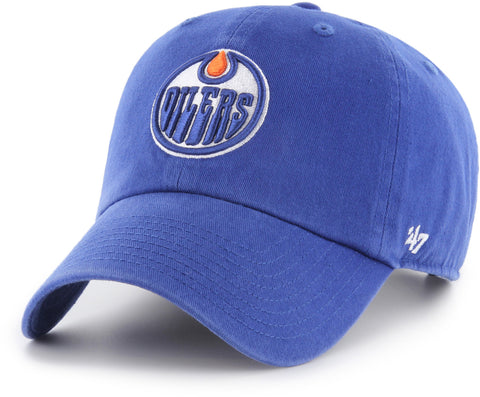 Edmonton Oilers 47 Brand Clean Up Royal Blue NHL Team Cap
