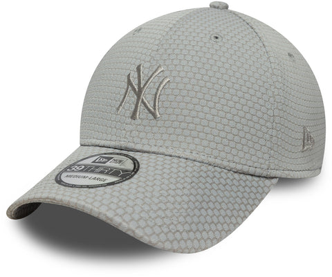 Gray baseball cap with New York Yankees logo on a white background