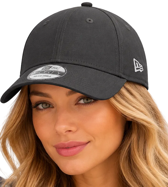 New Era 940 ベーシック 調節可能 グラファイト ベースボール キャップ