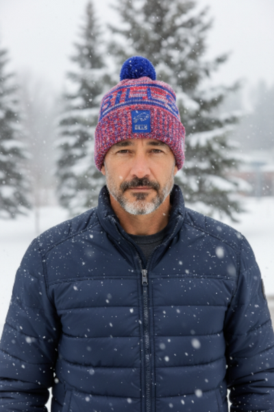 Buffalo Bills New Era NFL 2025 Sideline Cold Weather Sport Knit Bobble Hat
