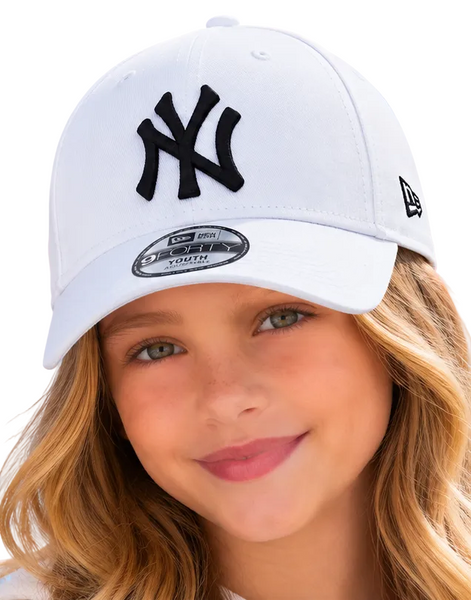 New York Yankees New Era 9Forty Kids White Baseball Cap (Age 4 - 12 Years) (Copy)