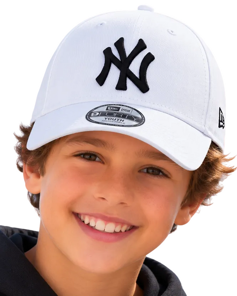 New York Yankees New Era 9Forty Kids White Baseball Cap (Age 4 - 12 Years) (Copy)