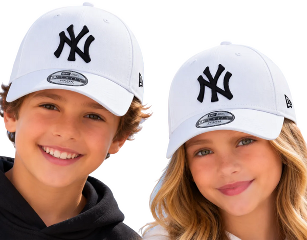 New York Yankees New Era 9Forty Kids White Baseball Cap (Age 4 - 12 Years) (Copy)