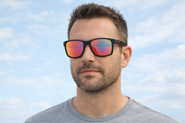 PH Eyewear Ranger Polarised Black/Red Sunglasses