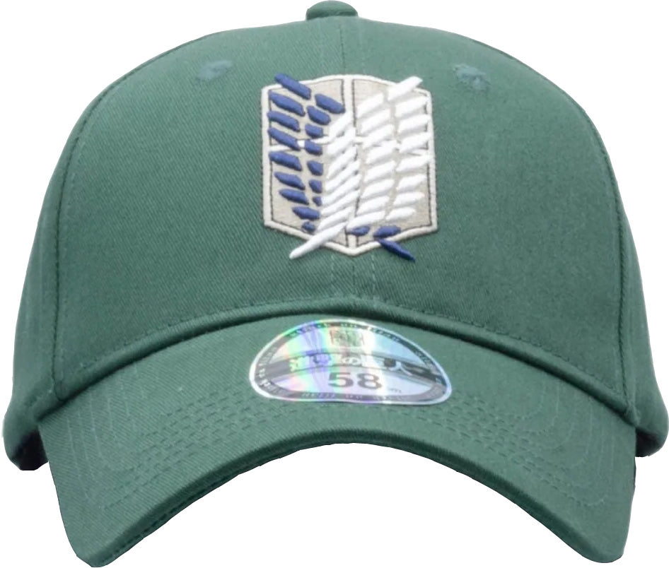 Attack On Titan Green Baseball Cap