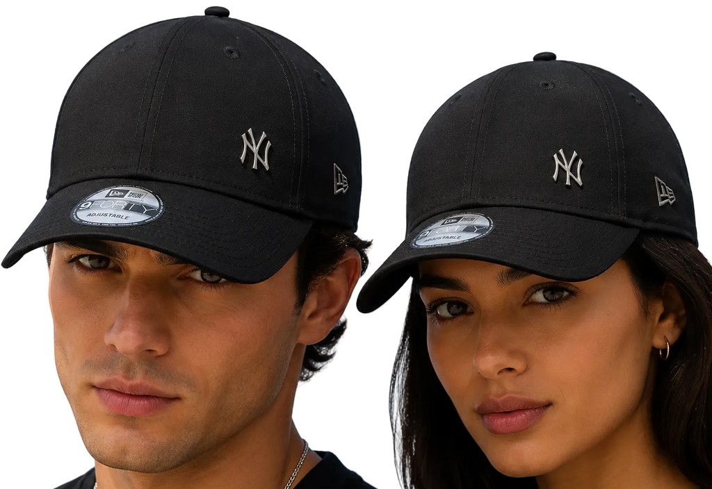 New Era 940 Flawless NY ブラック ベースボール キャップ