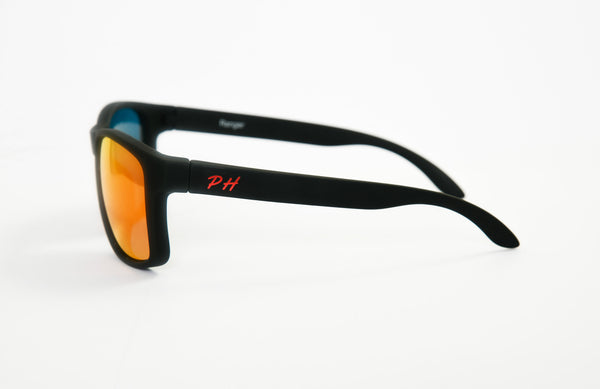 PH Eyewear Ranger Polarised Black/Red Sunglasses