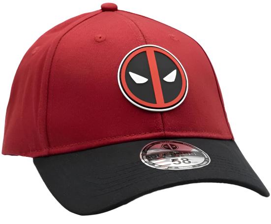 Deadpool Rubber Logo Marvel Comics Baseball Cap