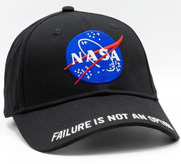 NASA Logo Black Baseball Cap