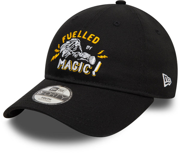 Close-up embroidered Fueled By Magic logo Harry Potter Cap