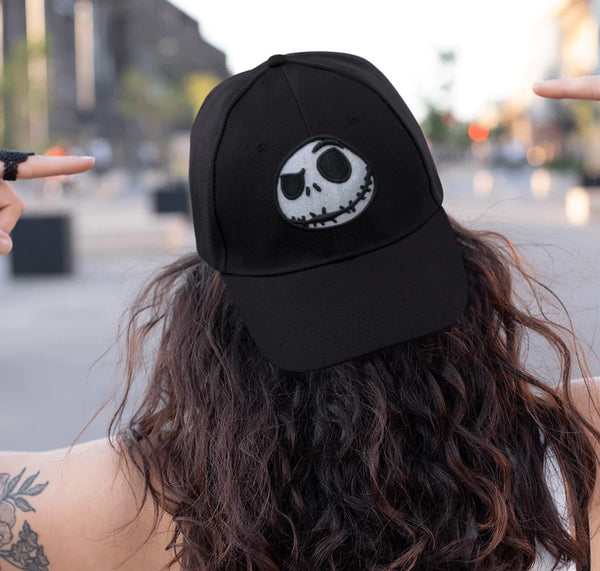 The Nightmare Before Christmas Jack Skellington Black Baseball Cap