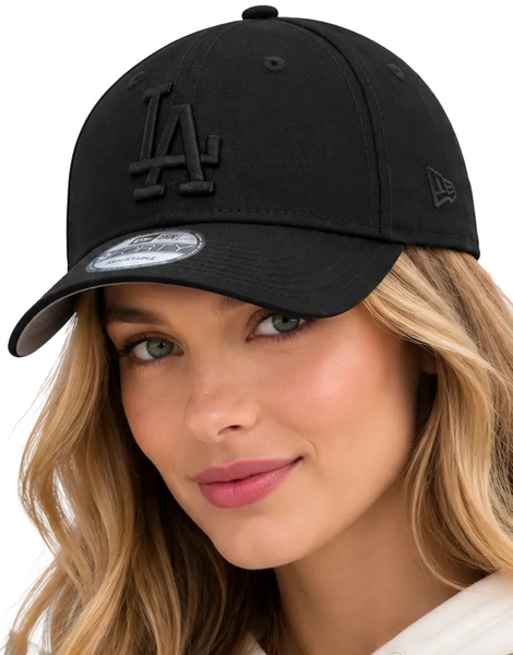 Los Angeles Dodgers Black Baseball Cap New Era 9Forty League Basic Cap - pumpheadgear, baseball caps