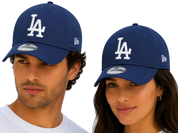 LA ドジャース New Era 940 リーグ エッセンシャル ロイヤル ブルー ベースボール キャップ