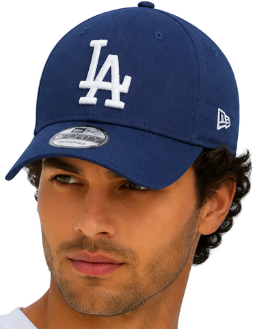 LA ドジャース New Era 940 リーグ エッセンシャル ロイヤル ブルー ベースボール キャップ