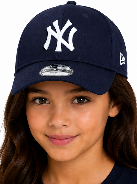 NY Yankees New Era 940 Kids Navy Blue Baseball Cap