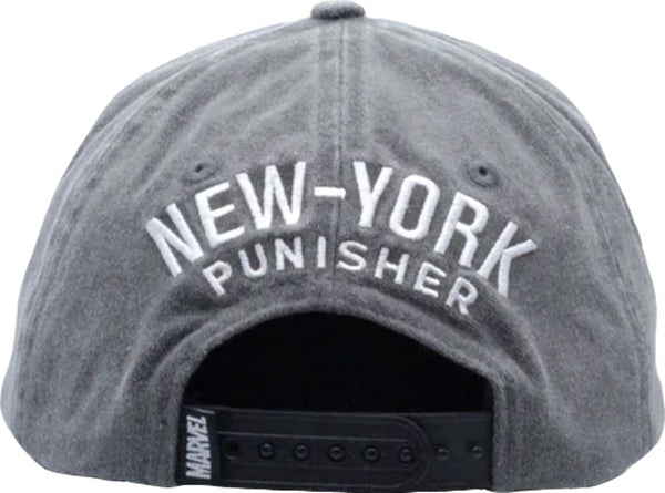 Marvel Comics The Punisher Metal Logo Denim Baseball Cap