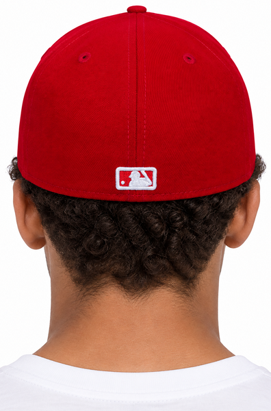 New York Yankees New Era 59Fifty MLB Scarlet Fitted Baseball Cap - pumpheadgear, baseball caps