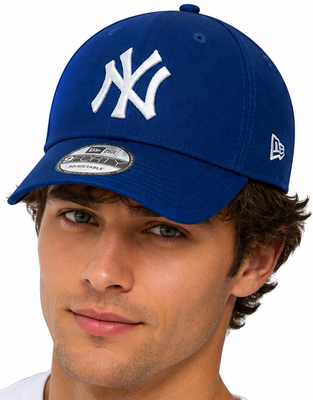 ニューヨーク ヤンキース New Era 940 リーグ ベーシック ロイヤル ブルー ベースボール キャップ