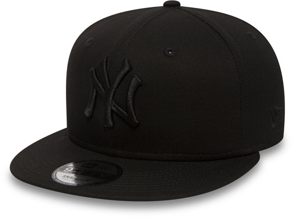 New York Yankees New Era Snapback Cap 9Fifty MLB All Black Baseball Cap - pumpheadgear, baseball caps