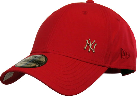 New York Yankees New Era 9Forty Flawless Scarlet Baseball Cap - pumpheadgear, baseball caps