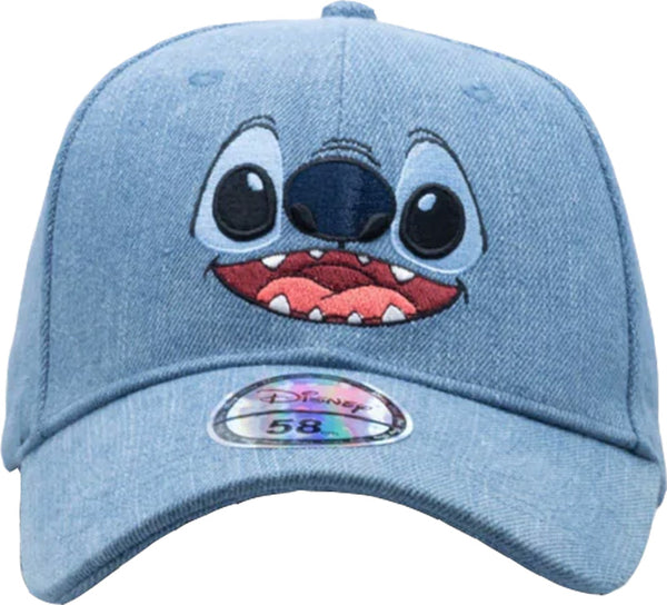 Disney's Lilo & Stitch Eyes Washed Denim Baseball Cap
