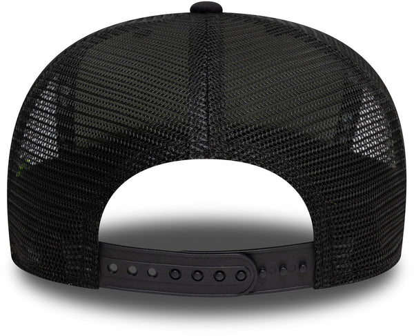 Rear mesh view of VR46 Valentino Rossi New Era 9FIFTY stretch snapback cap