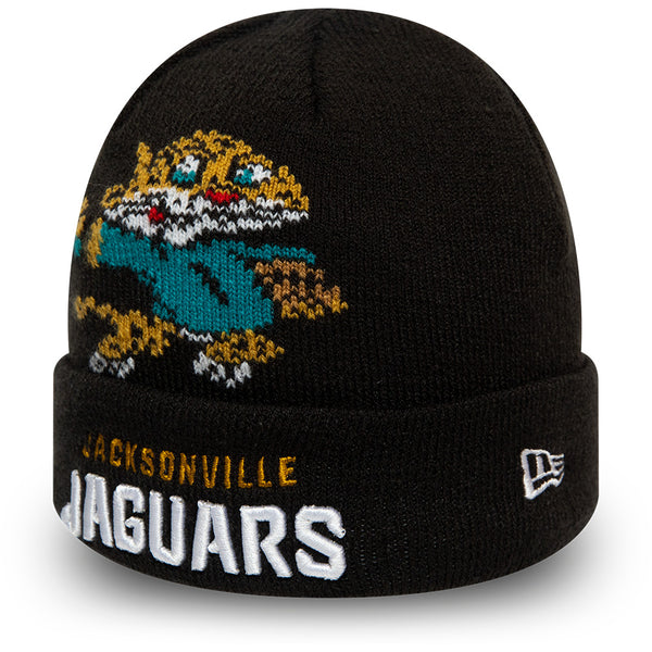Jacksonville Jaguars New Era Infant Mascot NFL Knit Beanie (0 - 2 years) - pumpheadgear, baseball caps