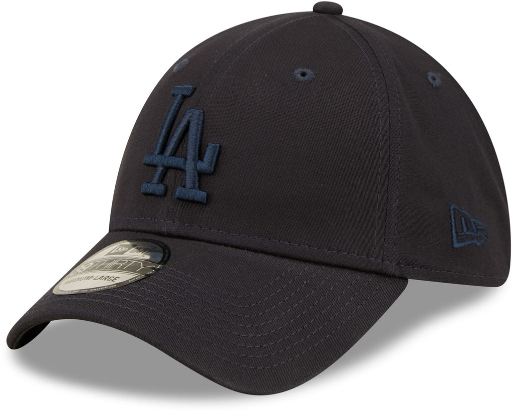 Los Angeles Dodgers New Era 39Thirty League Essential Navy Stretch Fit Baseball Cap - lovemycap