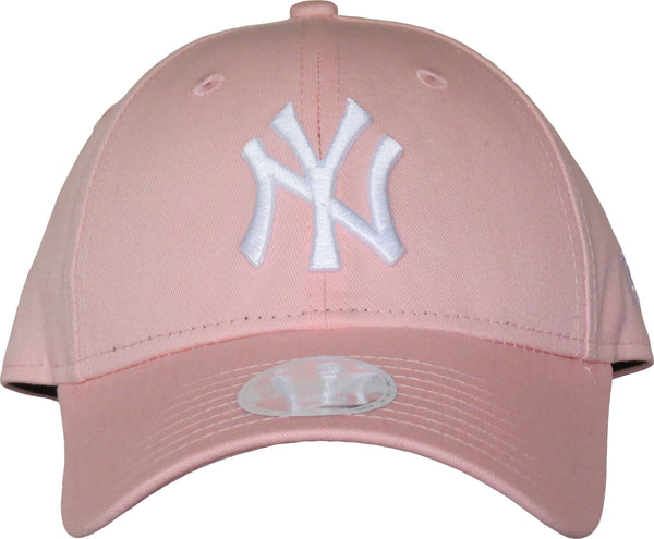 NY Yankees Womens New Era 940 League Essential Pink Baseball Cap - pumpheadgear, baseball caps